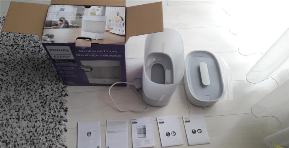 STERILIZATOR biberoane PHILIPS Avent SCF291 COMPLET NOU + bon garantie