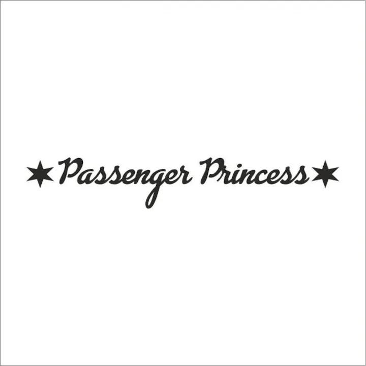 Sticker Decorativ Auto, Passenger Princess, 25x4 Cm