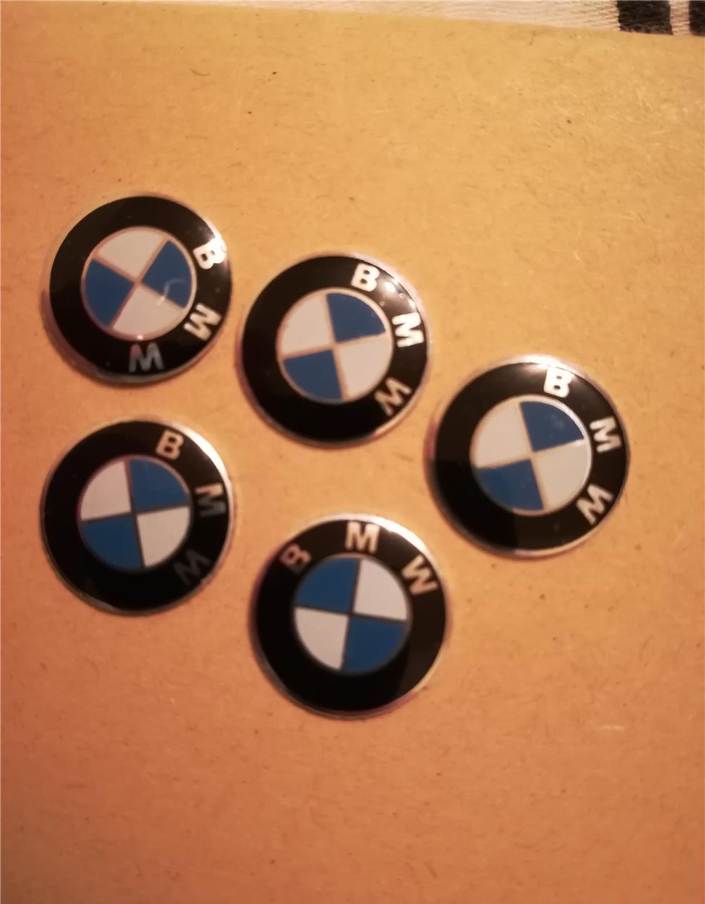 Sticker metal cheie BMW diametrul 14 mm