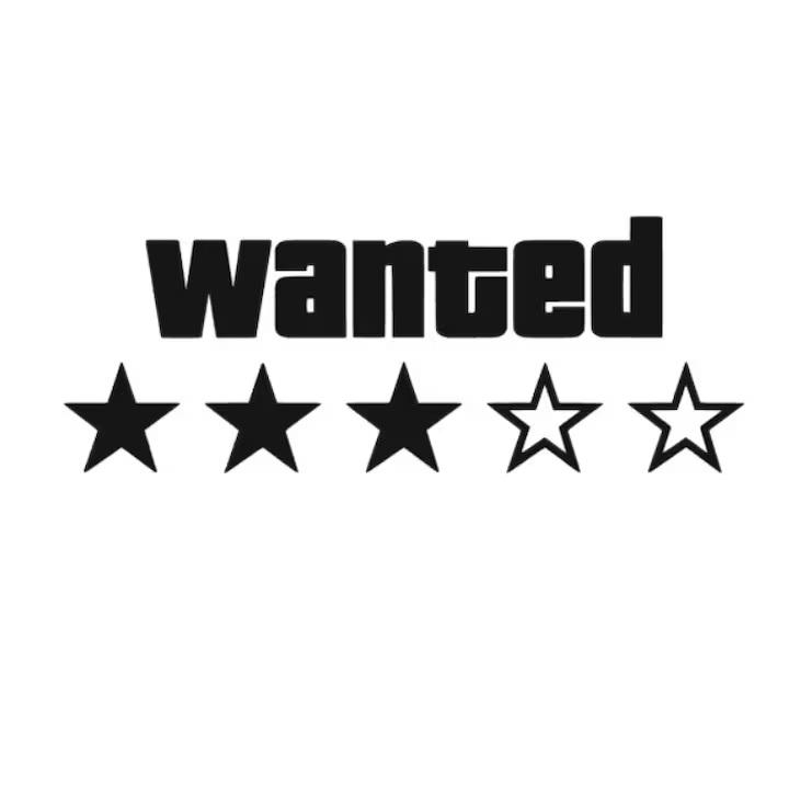 Sticker Wanted, 15cm