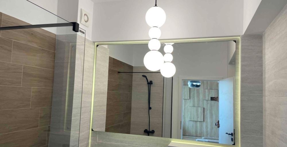 Sticla colorata Lumini LED Cabine de dus