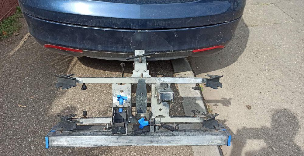 Suport 2 biciclete rapid  si rabatabil pt carlig auto