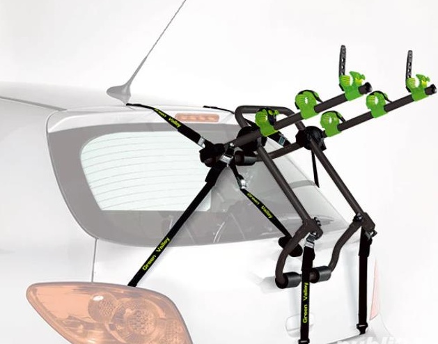 Suport biciclete Green Valley pentru 3 biciclete, prindere pe haion