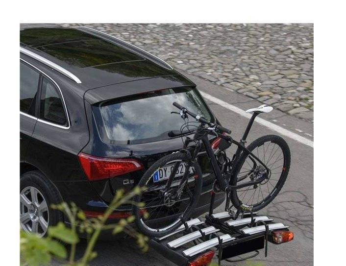 Suport biciclete Menabo Antares Plus pentru 3 biciclete cu prindere pe carligul de remorcare, pliabi