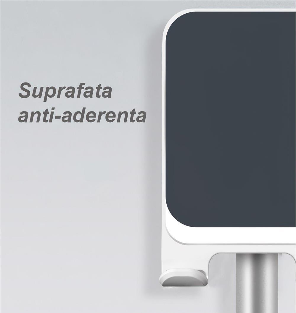 Suport Telefon MRG MK1, Pliabil, Rotativ, Alb C646