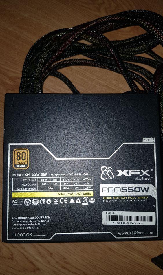 Sursă gaming XFX PRO 550W