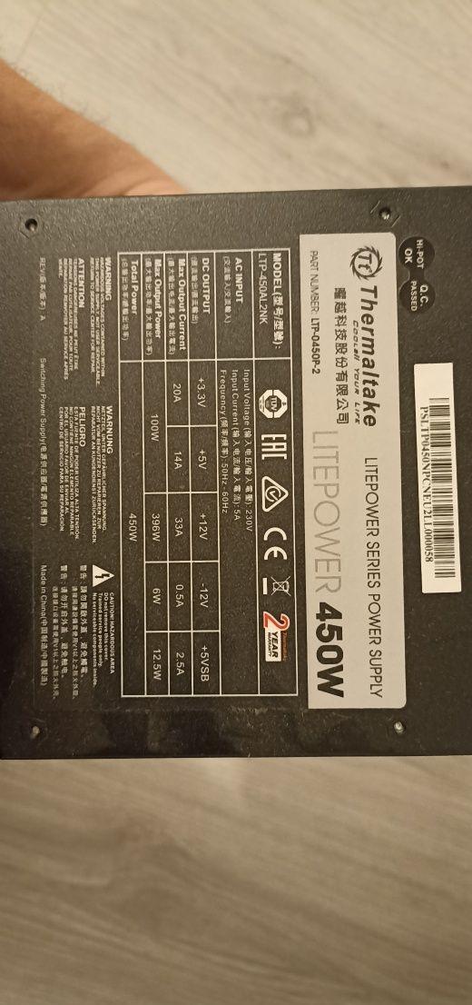 Sursa Thermaltake Litepower 450W 80 plus