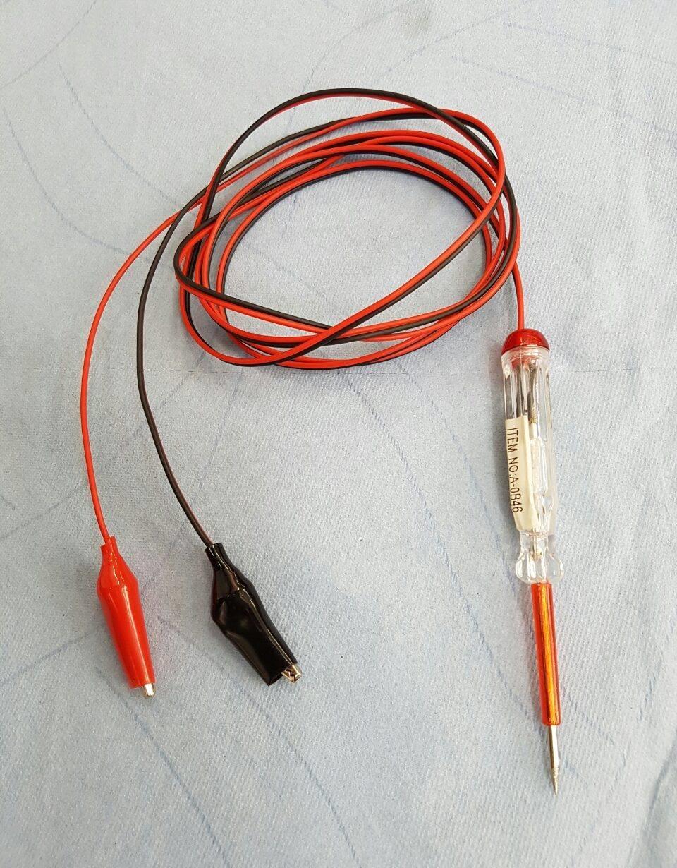Surubelnita de control inteligenta/tester 12/24V plus/minus
