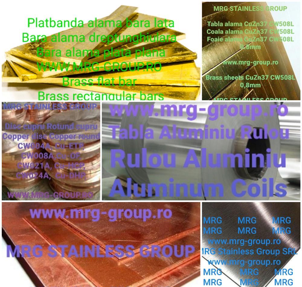 Tabla cupru alimentar Rulou Cupru Inox Aluminiu Teava cupru Bara cupru Platbanda Cupru Hexagon cupru