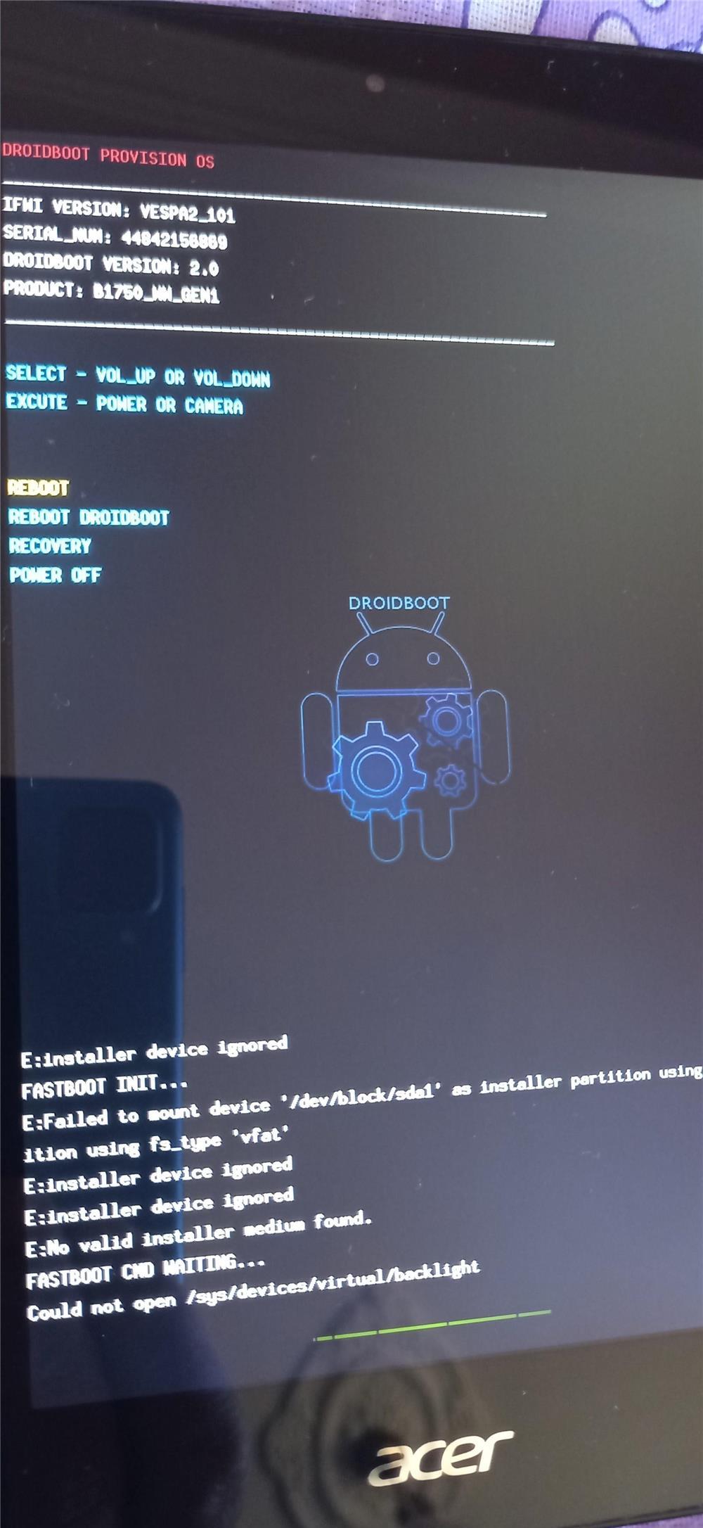 tableta acer Iconia Tab 7, piese, resoftare