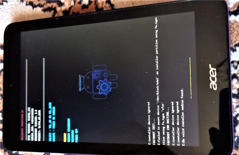 tableta acer Iconia Tab 7, piese, resoftare