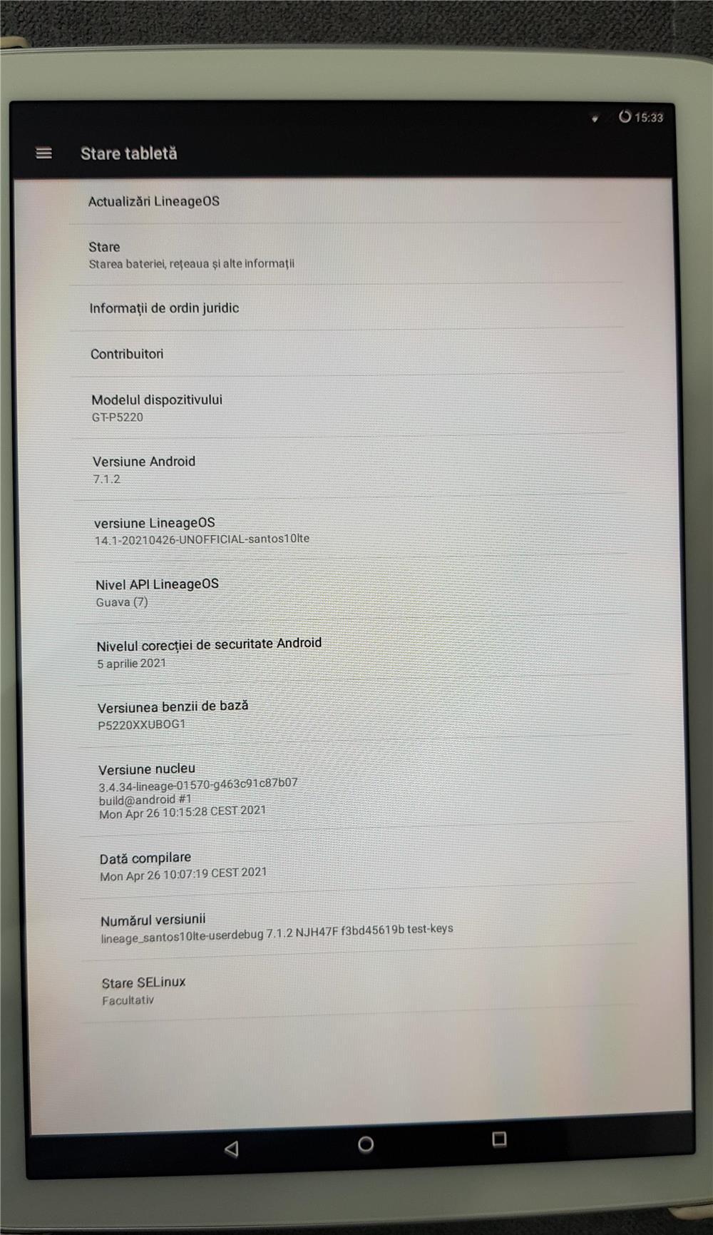 Tableta Samsung P5220