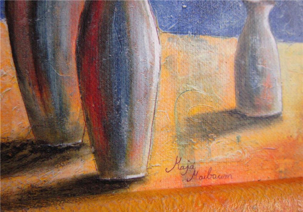 tablou arta contemporana -artista Maya Maibaum,Germany-cadou inedit