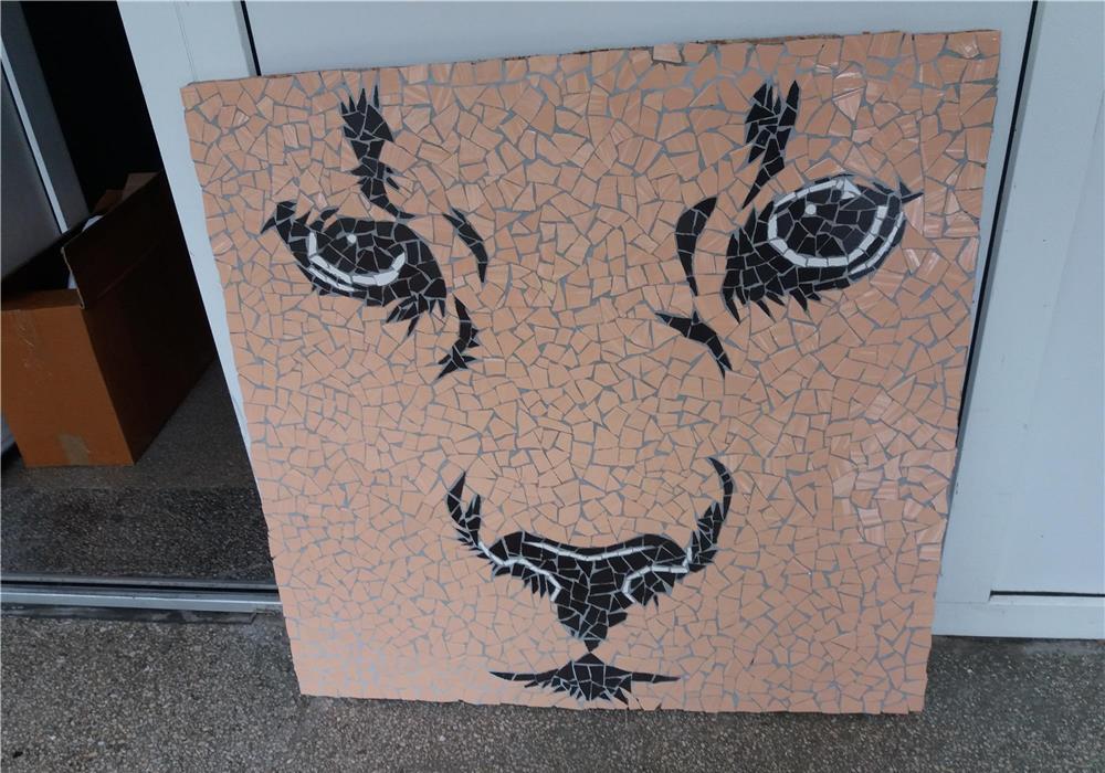Tablou mozaic ceramica Felina