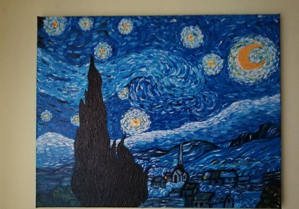 Tablou Van Gogh,, Noapte înstelată "