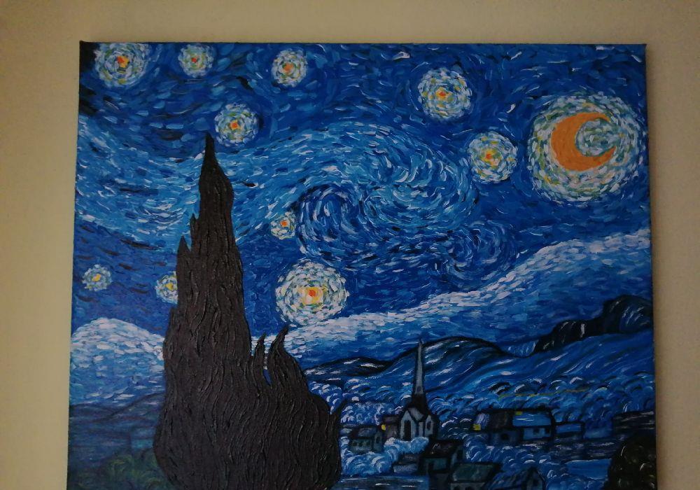 Tablou Van Gogh,, Noapte înstelată "