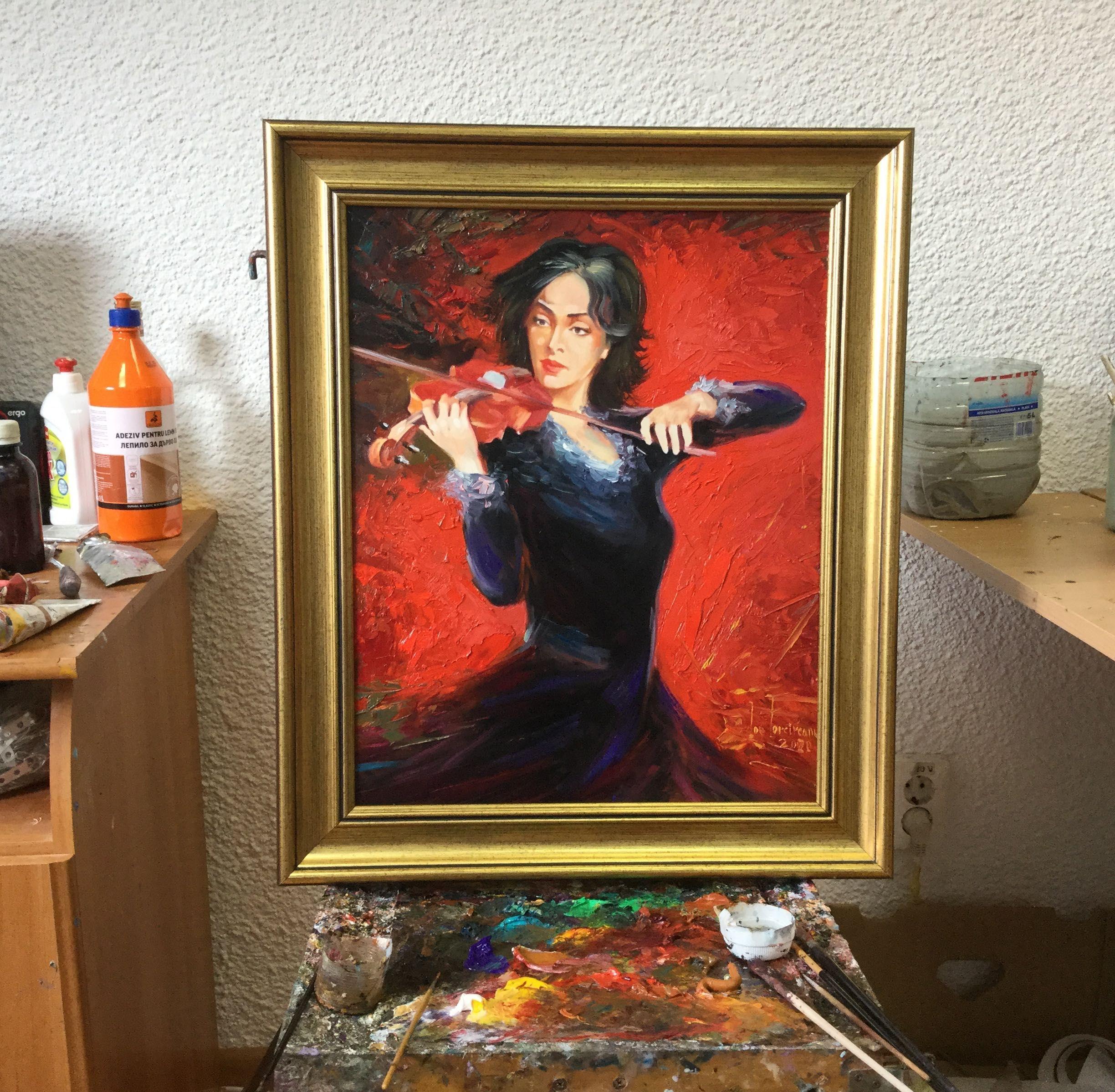 Tablouri pictate ulei pe pinza, portrete, caricaturi după poze