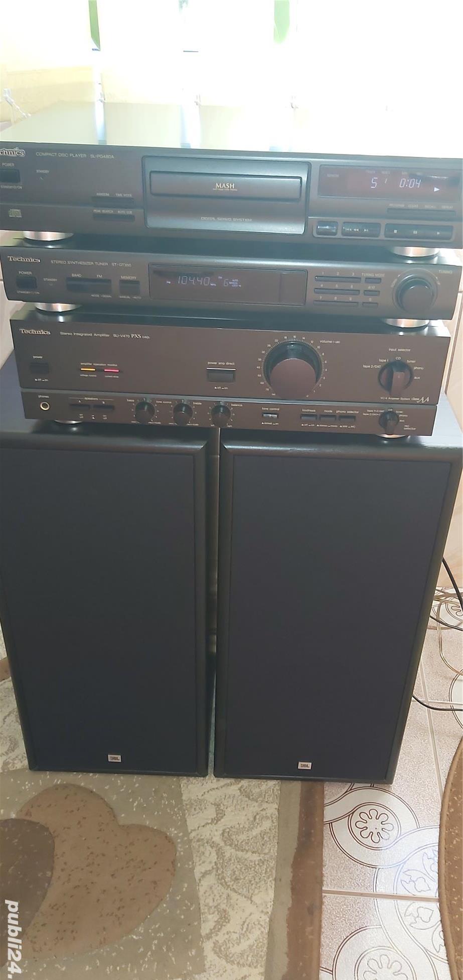 Technics cu boxe JBL