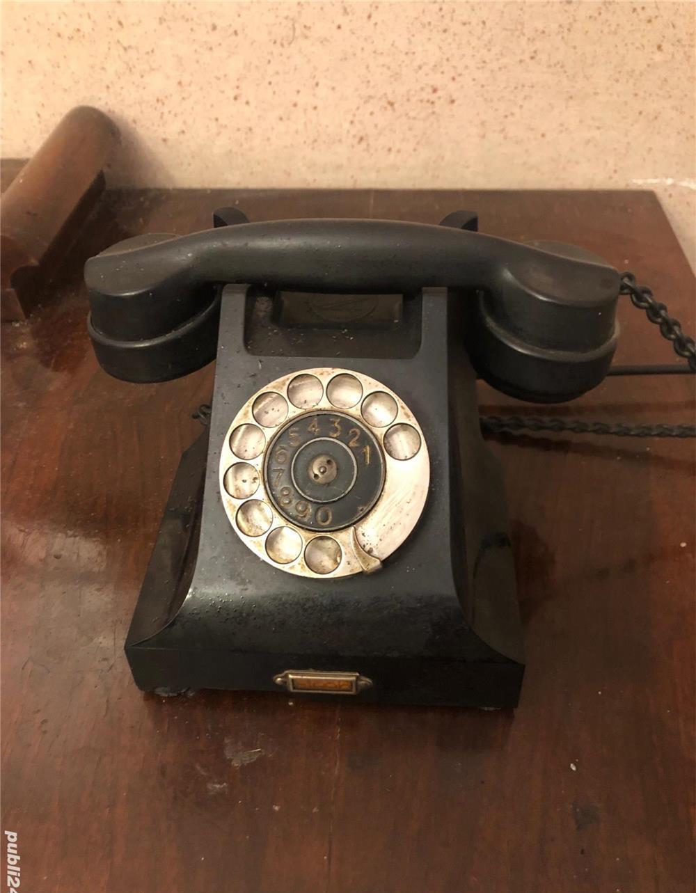 Telefon vechi din ebonita marca LM Ericsson