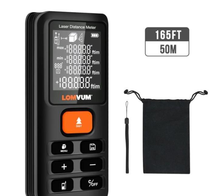 Telemetru laser / Ruleta laser de masurare pana la 50m Profesional NOU