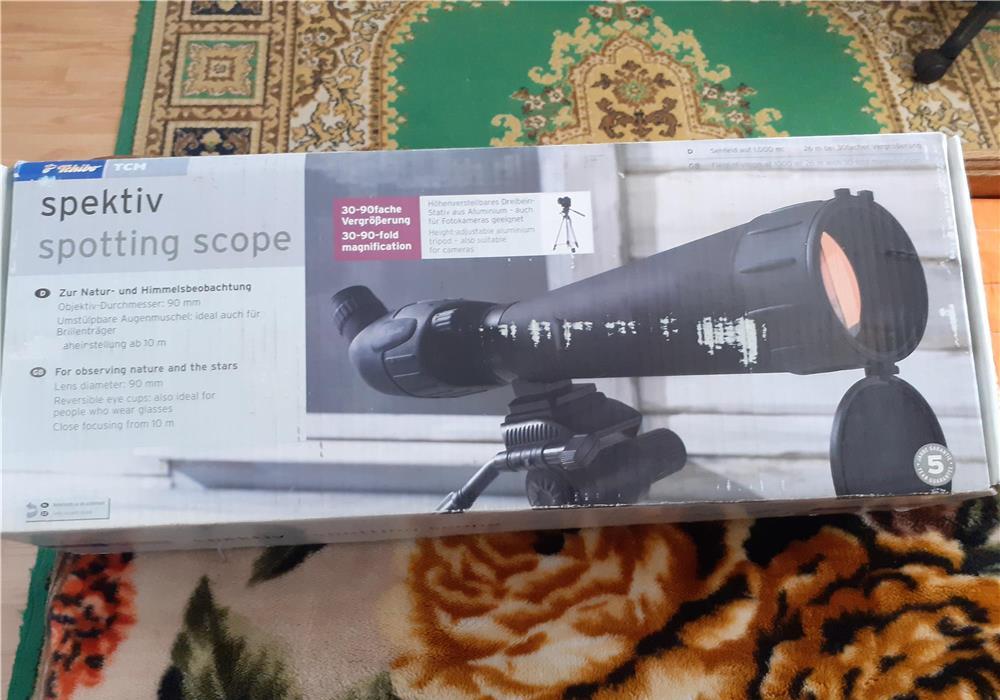 Telescop astronomic 90x1000  cu trped
