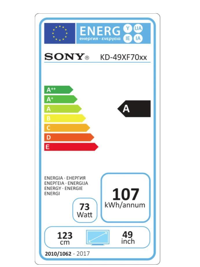 Televizor LED Smart Sony BRAVIA, 123 cm cm, 49XF7005, 4K HDR Ultra HD