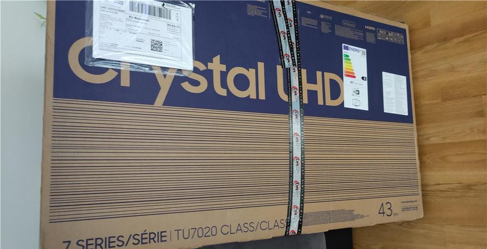 Televizor Samsung 43TU7092, 108 cm, Smart, 4K Ultra HD, LED, Clasa G
