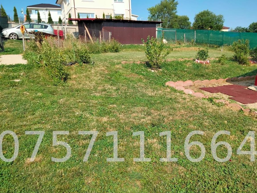 Teren 1000mp Sălicea, front 50m, garaj, foișor, loc de joacă, grădină și solar