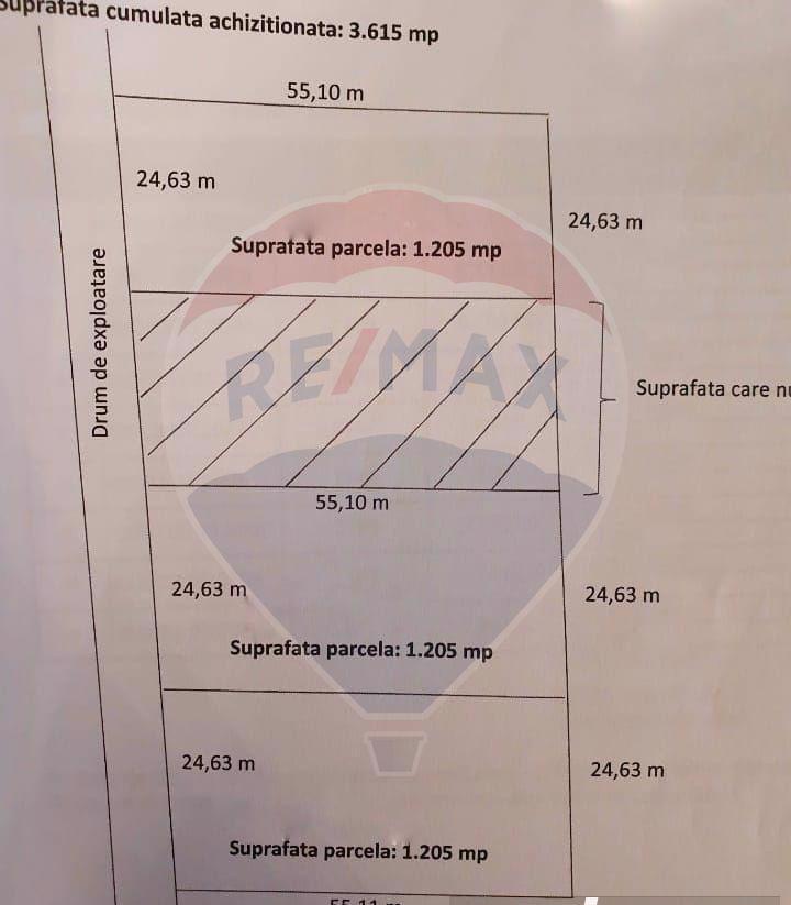 Teren 1,205 mp Clinceni-Bragadiru