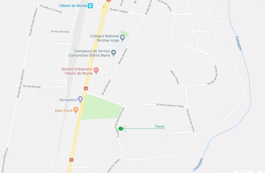 Teren 1778mp Valenii de Munte (200m de la DN1, 29km de la Ploiesti)