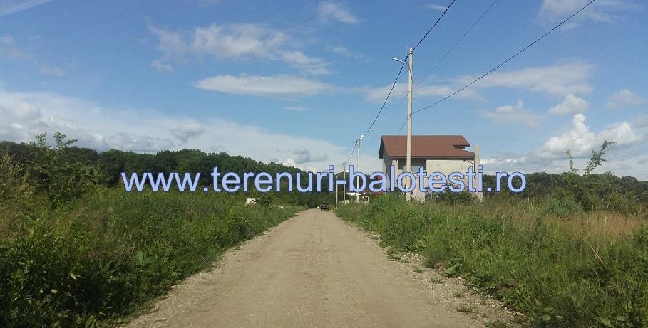 Teren Balotesti,3500 mp,la liziera padurii,149000 E