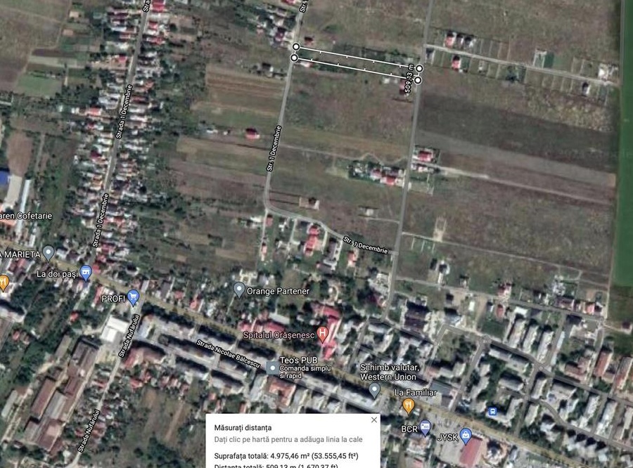 Teren Balș, strada Luncii, 5.000 mp