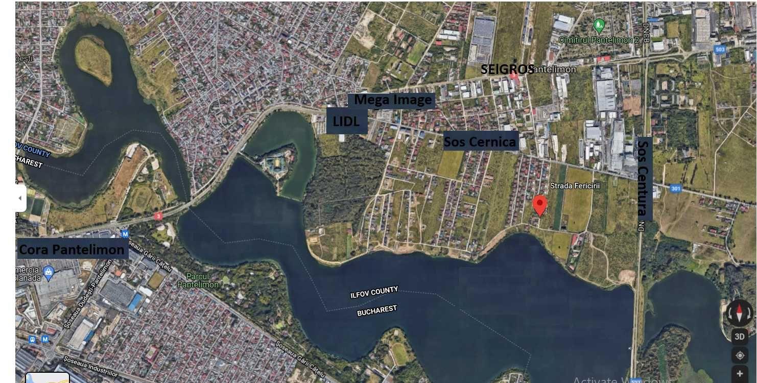 teren cu autorizatie zona Lux Swan Lake Lebada 660mp langa lac 210Emp