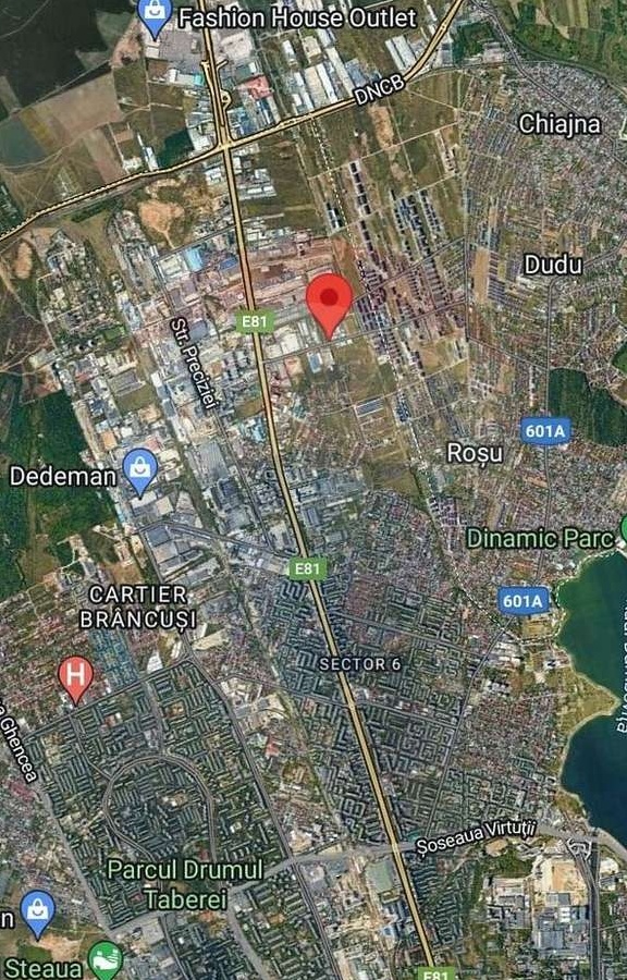 Teren de inchiriat 3100 mp  Drumul Osiei/Militari