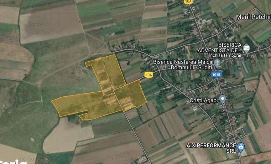 Teren de inchiriat Comuna NUCI | satul Merii – Petchii