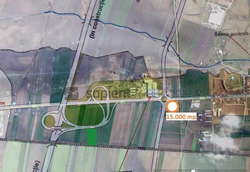 Teren industrial Biharia - in sens giratoriu soseaua de centura