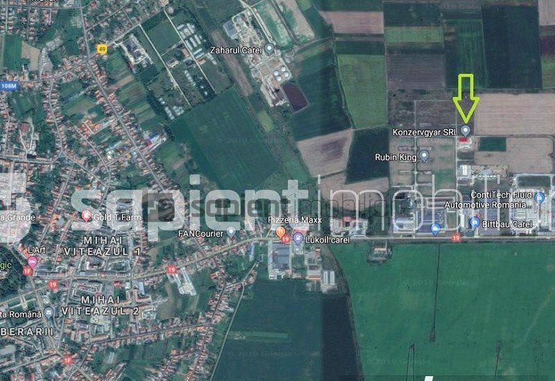 Teren industrial zona Carei