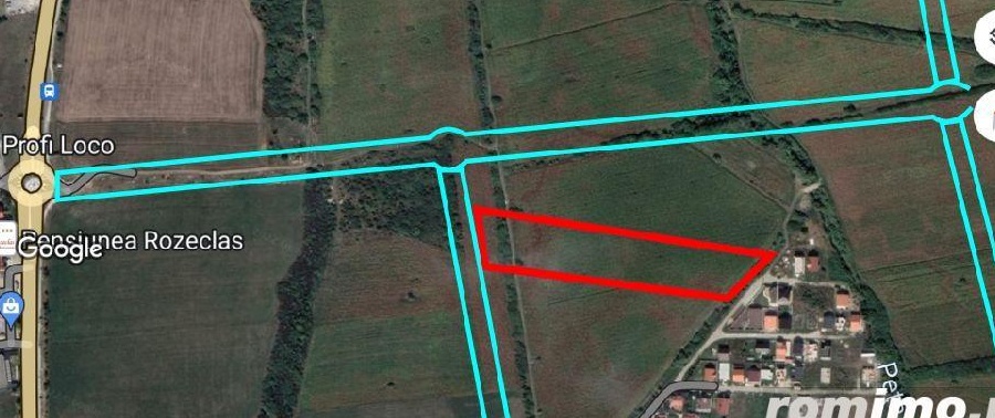 Teren intravilan 10020 mp Oradea - Sânmartin cu utilități