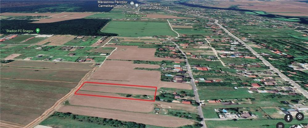 Teren intravilan 1740 mp - Snagov, sat Ghermanesti