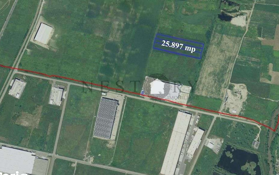 Teren intravilan, 2.58ha, Jucu, zona industriala, Tetarom III