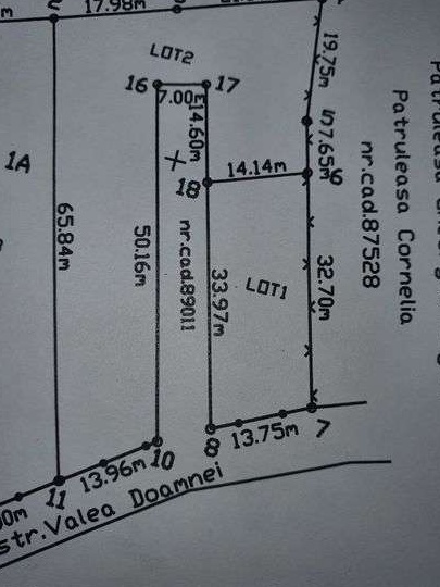 Teren intravilan 460mp Curtea de Argeș zona superbă, toate utilitățile
