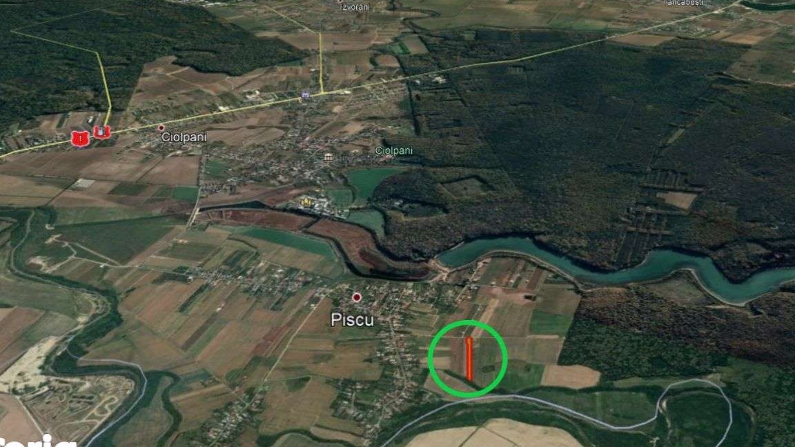 Teren intravilan 5500 mp Ciolpani