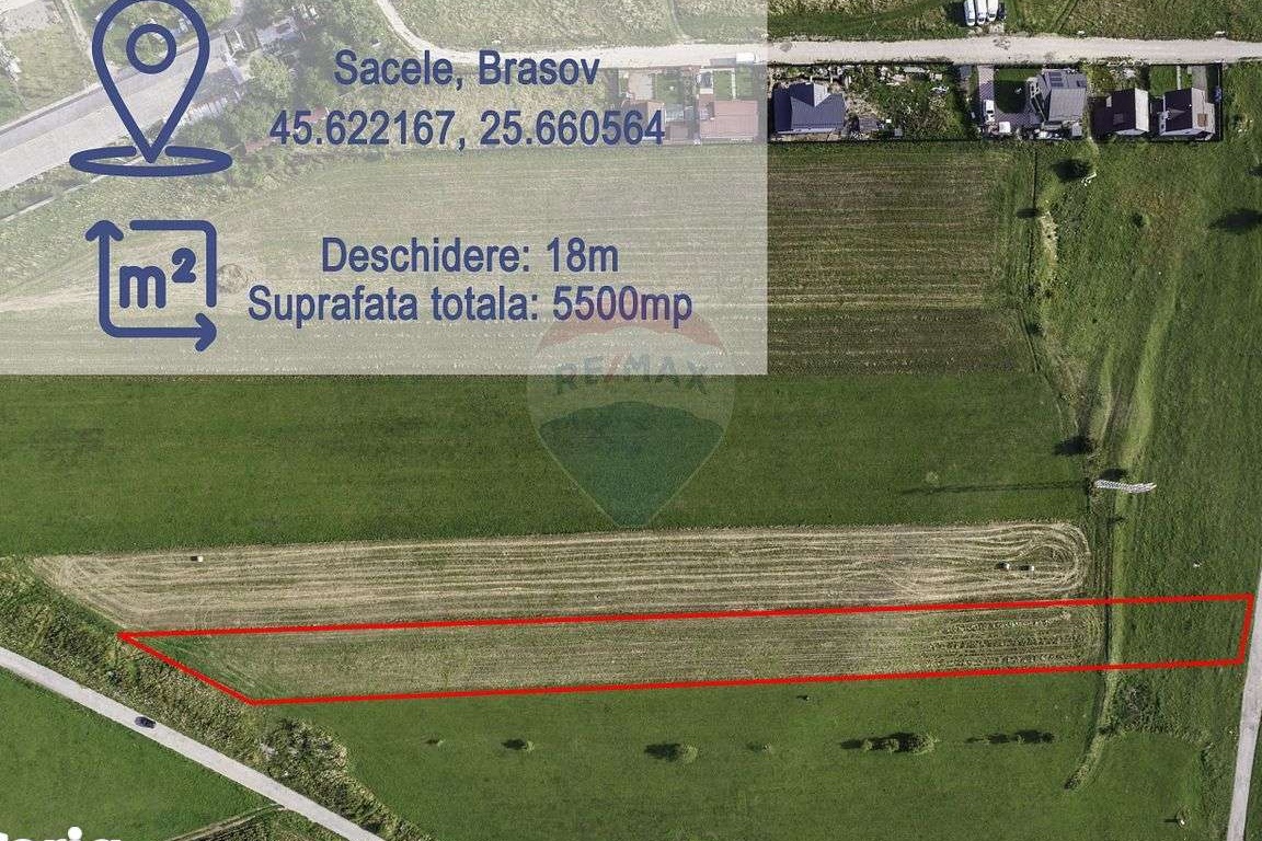 Teren Intravilan 5500 mp, Zona de Interes, Strada Toamnei/ Săcele