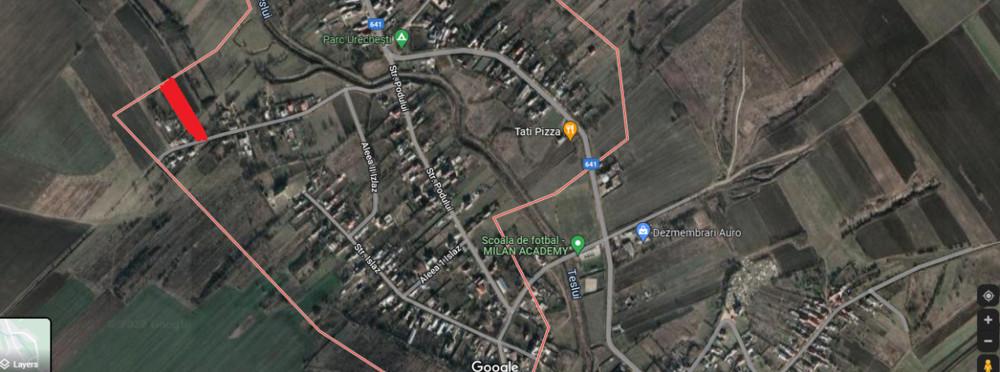 Teren intravilan, comuna Mischii, zona metropolitana a Craiovei, utilitati