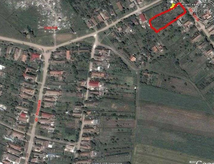 Teren intravilan cu toate utilitatile din localitate,drum asfaltat