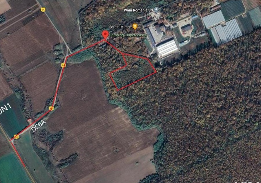 Teren intravilan curs constructii de inchiriat