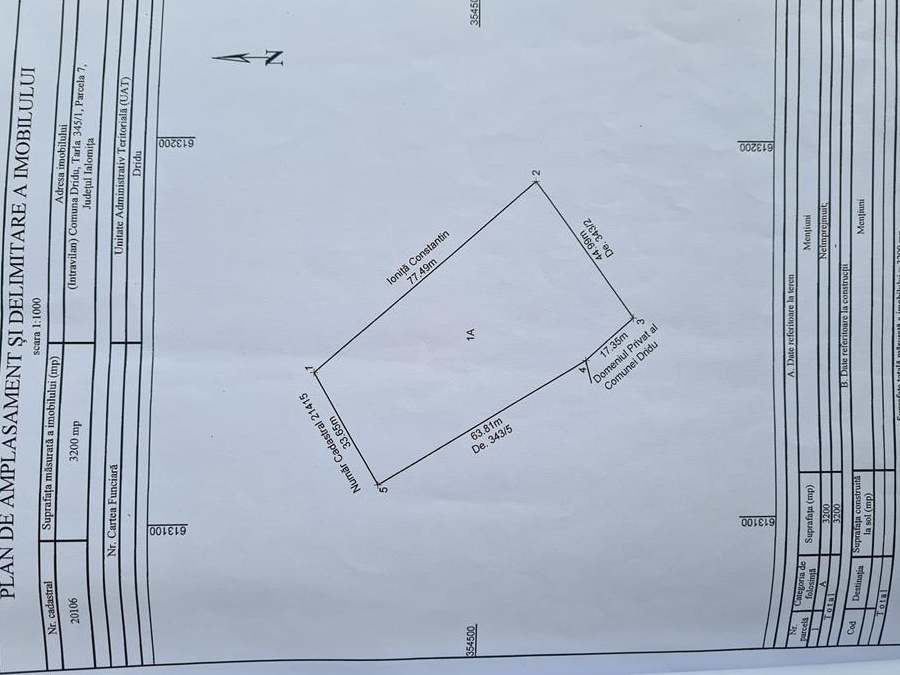 Teren intravilan de vanzare Dridu,Ialomita,3200mp   Locație pe malul lacului.