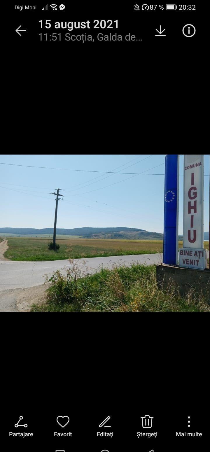 Teren intravilan și extravilan Bucerdea Vinoasa com. Ighiu