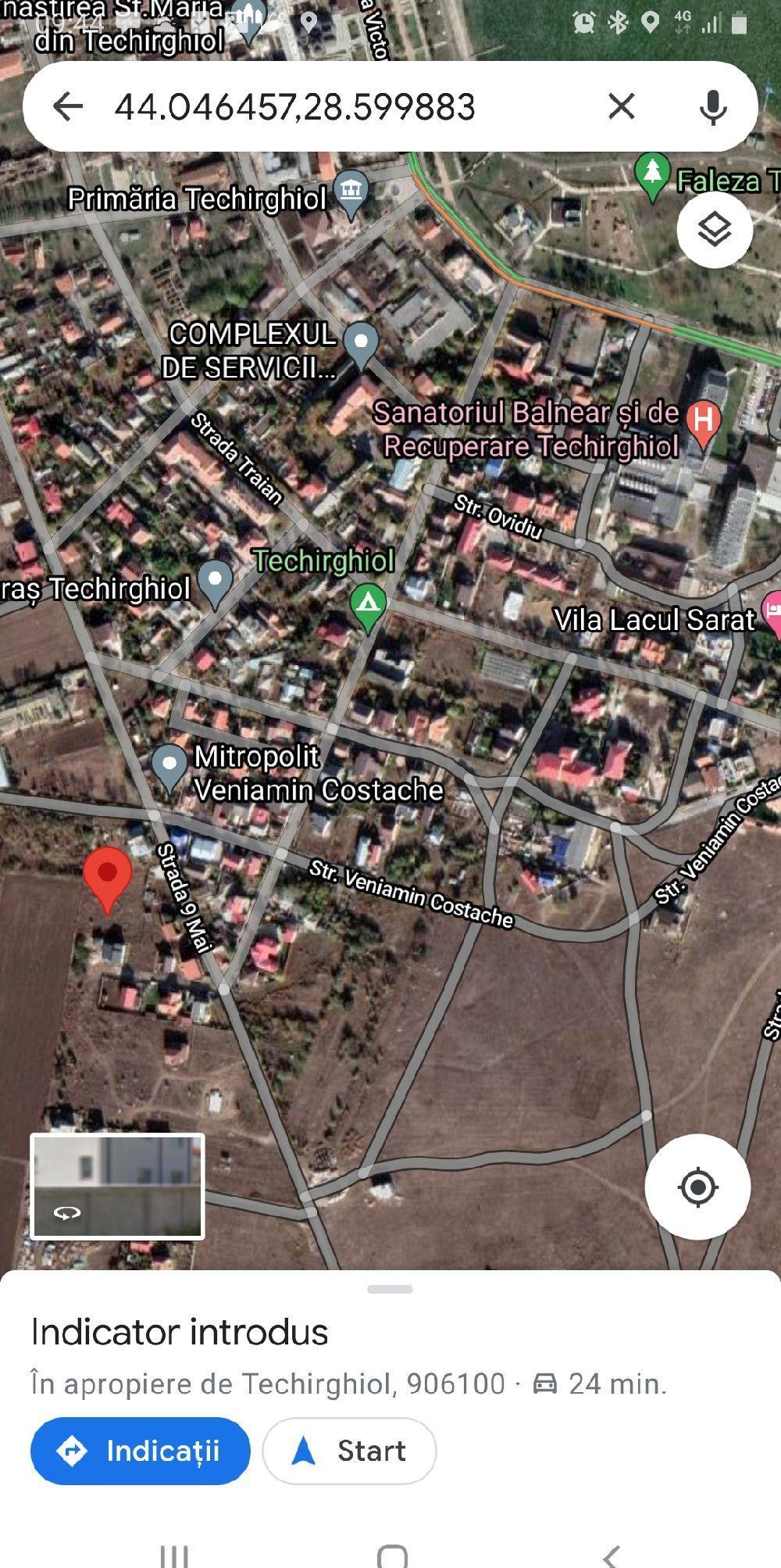 Teren intravilan Techirghiol 405mp utilități