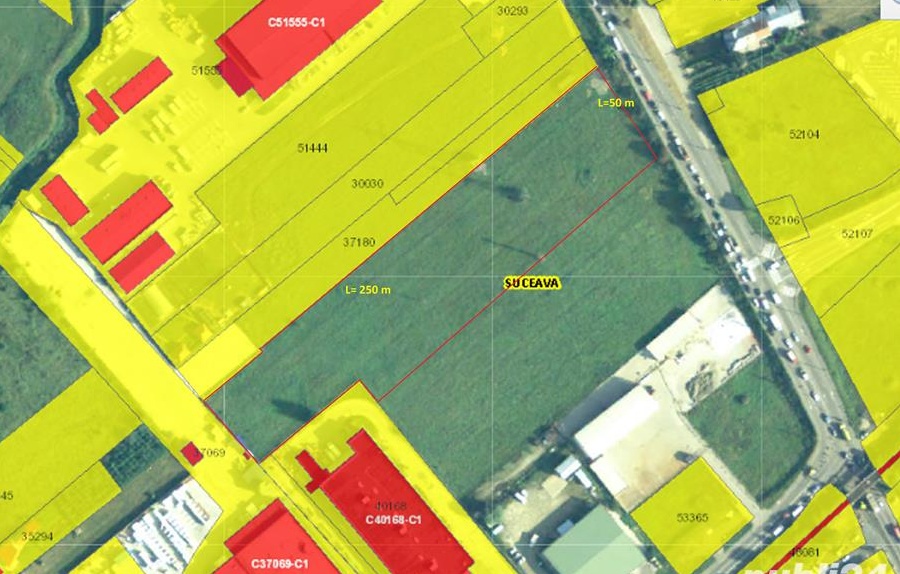 Teren intravilan12.478mp de vanzare sau inchiriere zona industriala sau retail Selgros acces din E58
